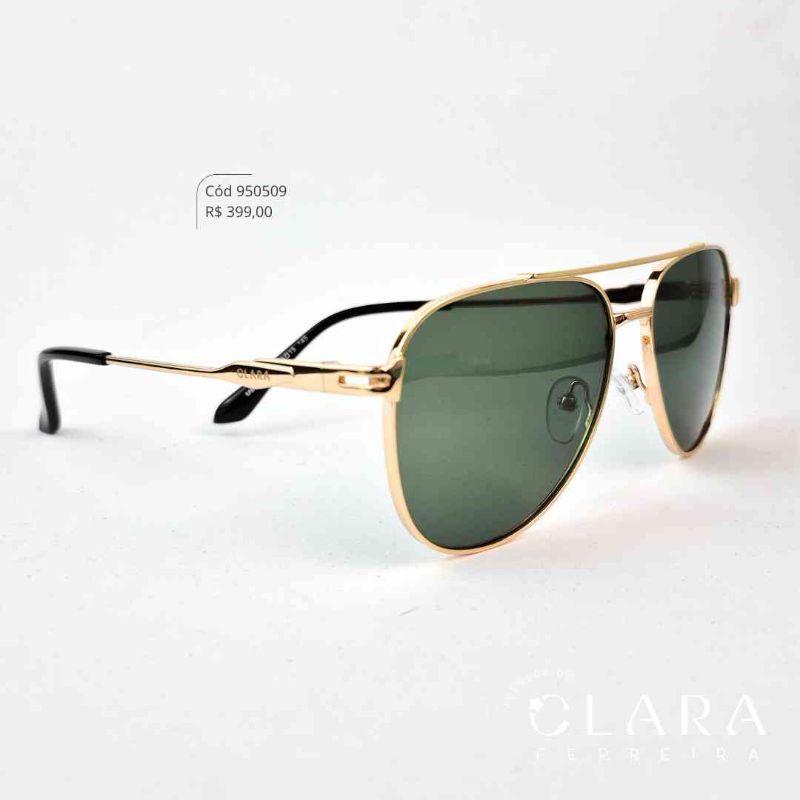 Óculos Solar AVIADOR ARMAÇÃO EM METAL - INSPIRAÇÃO RAY-BAN - Lente Anti-impacto - M6031P-C1