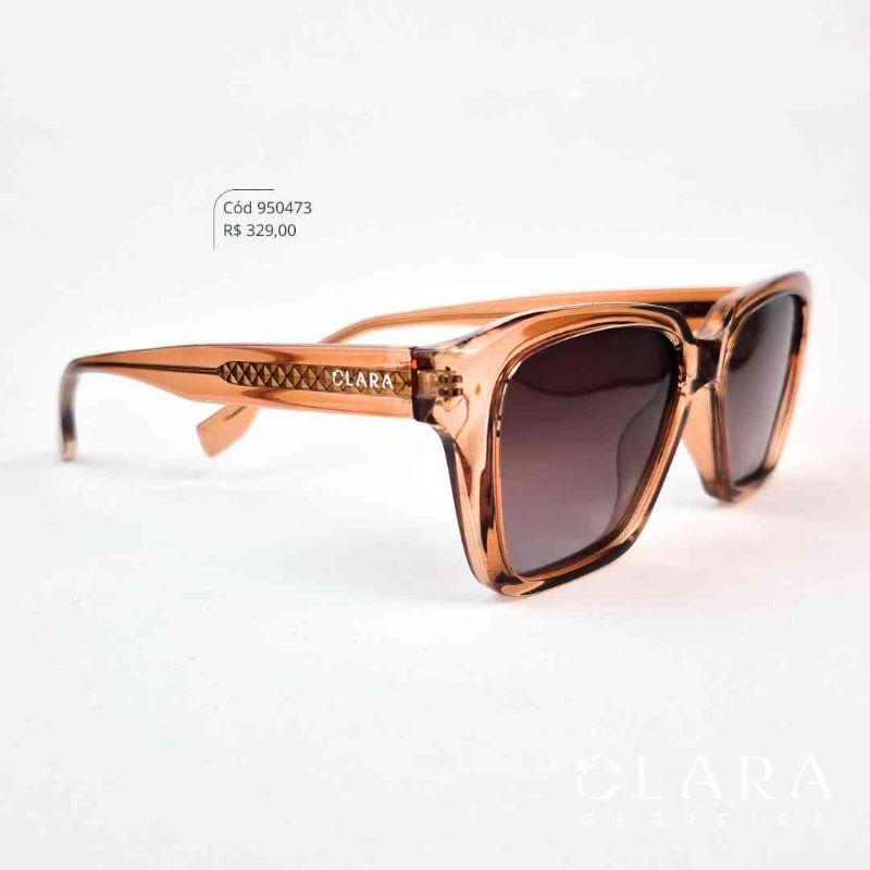 Óculos Solar QUADRADO FUMÊ - INSPIRAÇÃO RAY-BAN - Lente Anti-impacto Polarizada - 82215-C3
