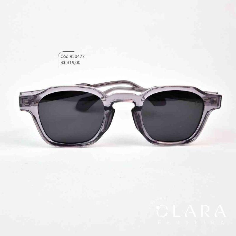 Óculos Solar REDONDO FUMÊ - INSPIRAÇÃO RAY-BAN - Lente Anti-impacto Polarizada - BK1001-C5
