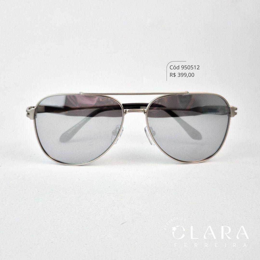 Óculos Solar MASCULINO AVIADOR ARMAÇÃO EM METAL - INSPIRAÇÃO RAY-BAN - Lente - M6031P-C5