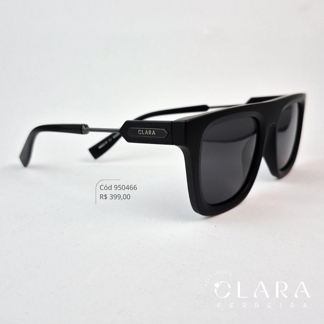 Óculos Solar MARCULINO QUADRADO PRETO - INSPIRAÇÃO RAY-BAN - Lente Anti-impacto Polarizada - M6021P-C1