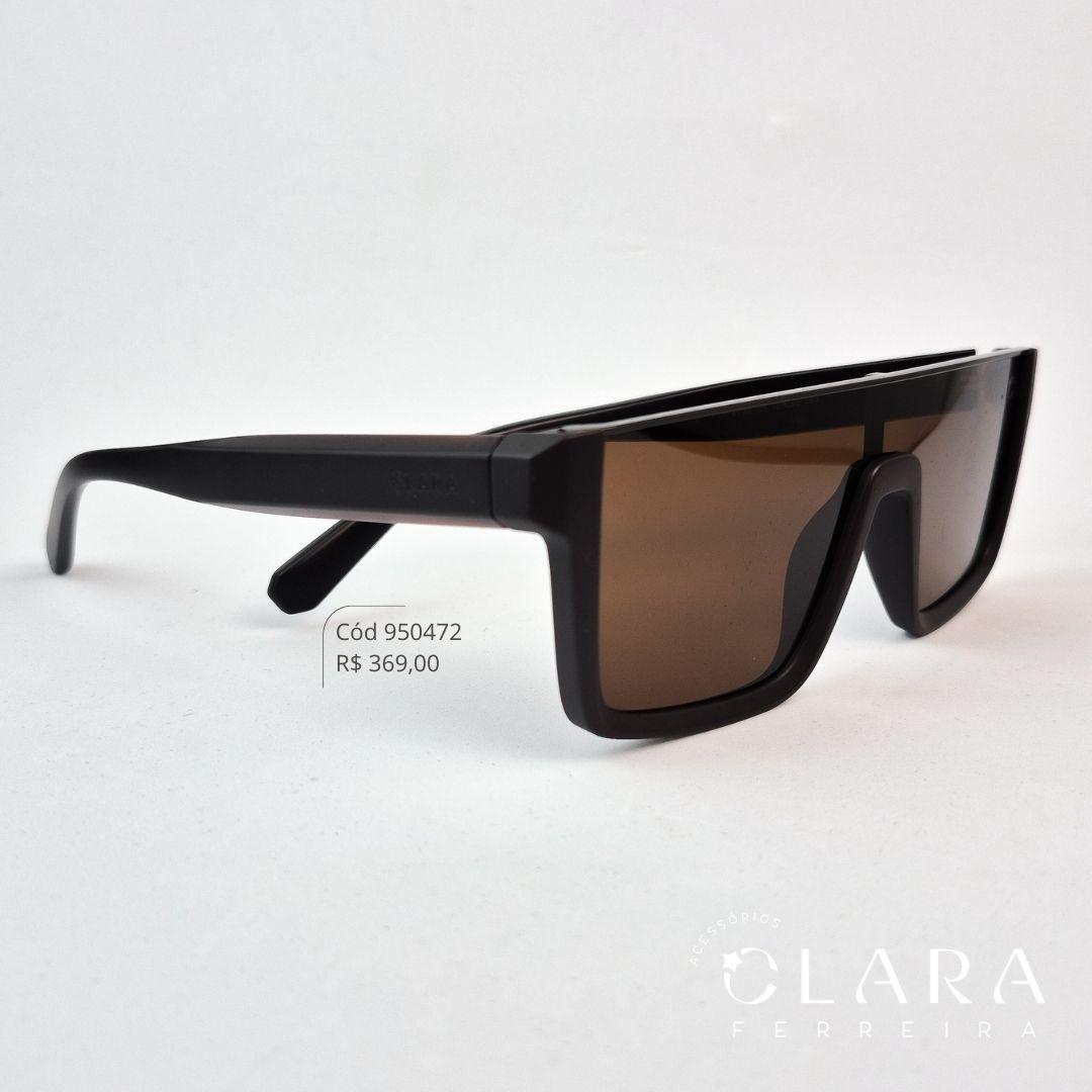 Óculos Solar MASCULINO QUADRADO PRETO - INSPIRAÇÃO RAY-BAN - Lente Anti-impacto Polarizada - DP2192-C5