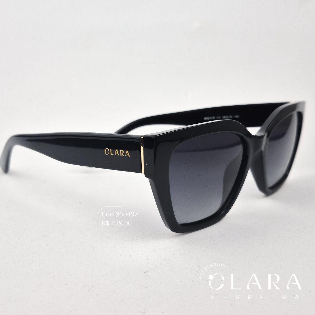 Óculos Solar QUADRADO PRETO - INSPIRAÇÃO GUCCI - Lente - M3011P -C1